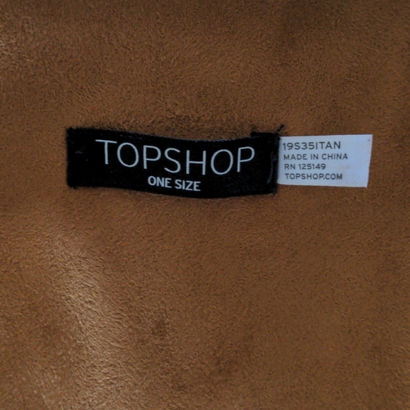 Tan TopShop poncho - Picture 3 of 3